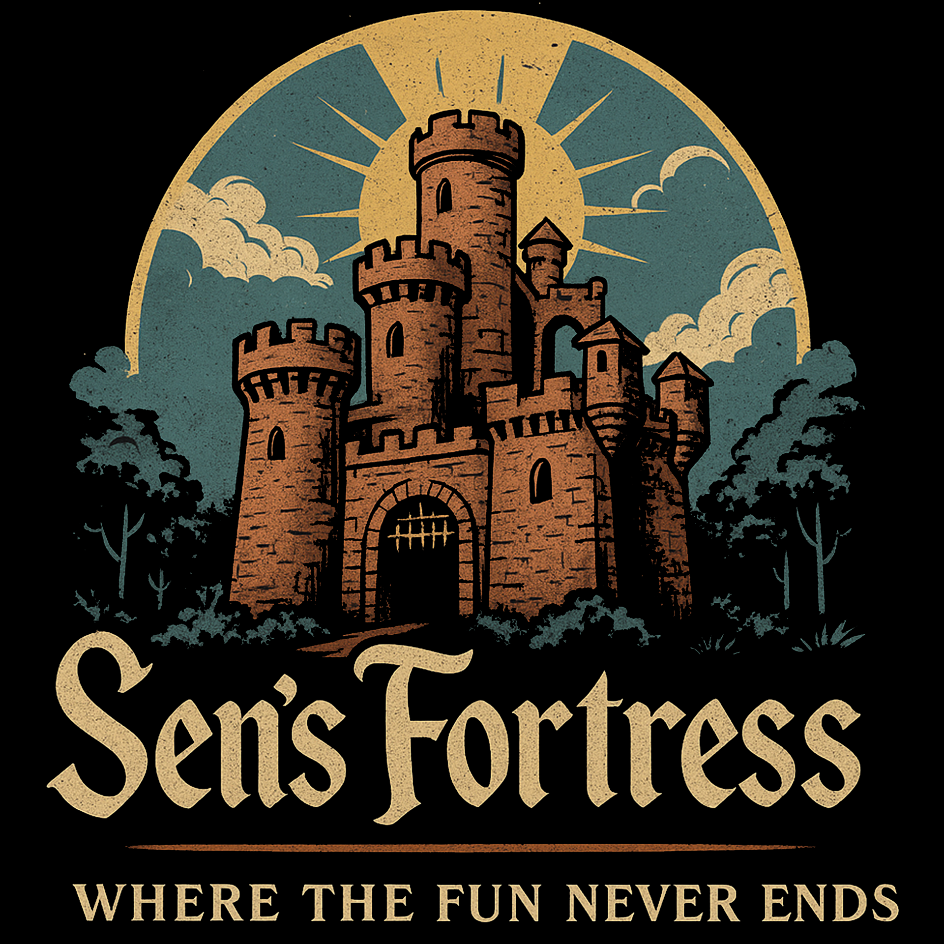 Sen's Fortress Amusement Park Tee